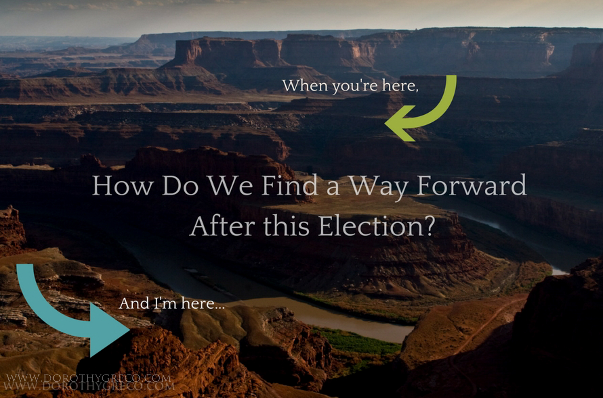 How Do We Find a Way Forward After the Election?