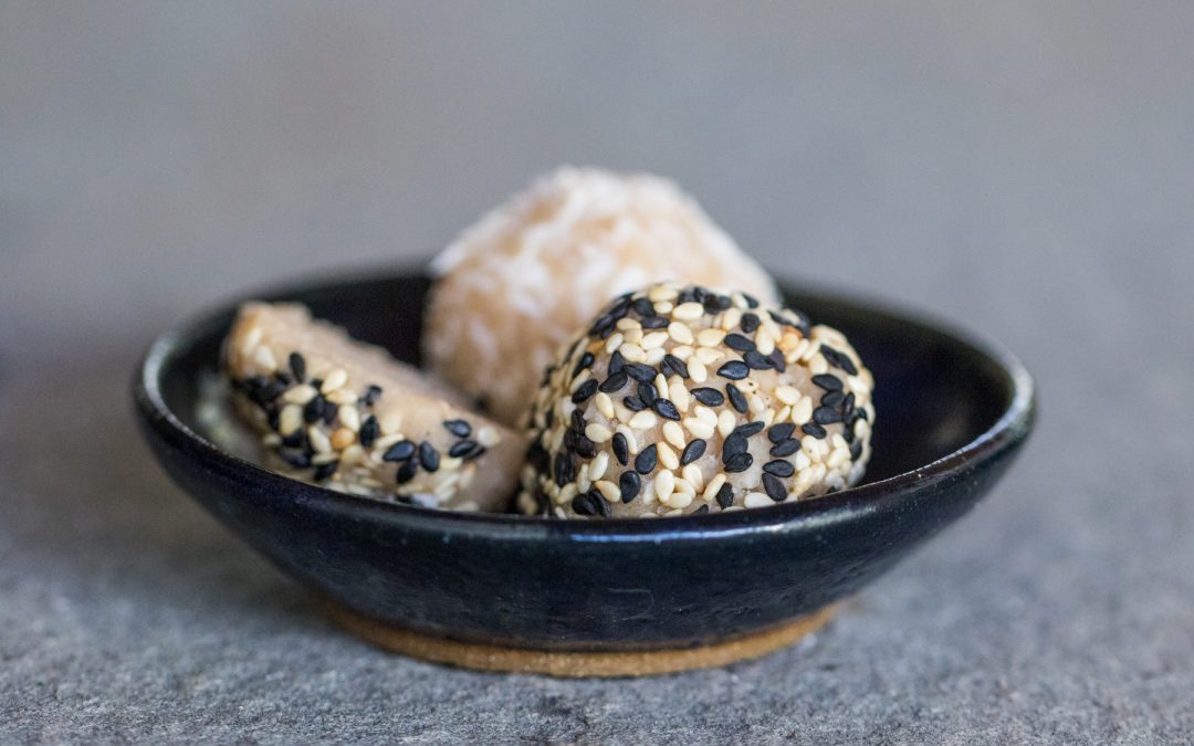 Gluten and Dairy Free Coconut Tahini Truffles